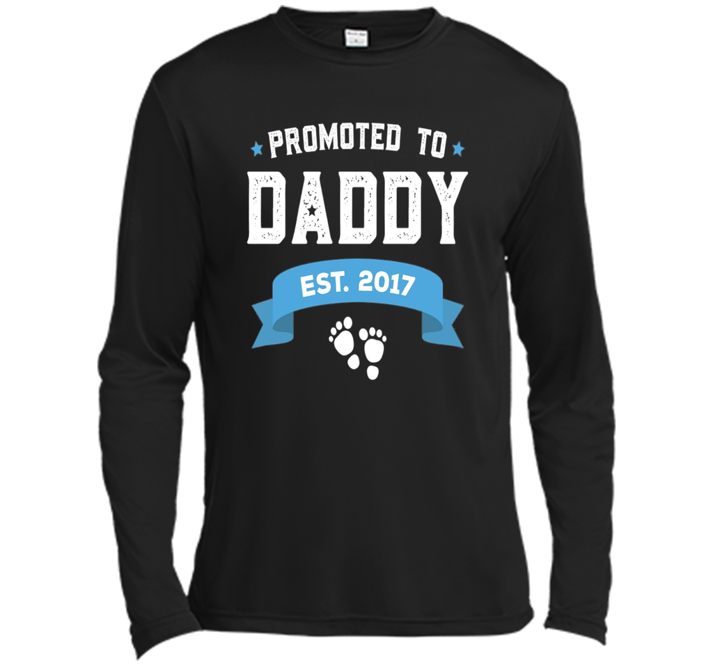Promoted To Daddy Est. 2017 Gift For New Daddy T-Shirt Baby