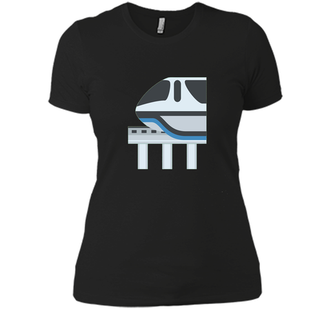 Monorail Emoji T-Shirt Train Ride Track Futuristic Electric