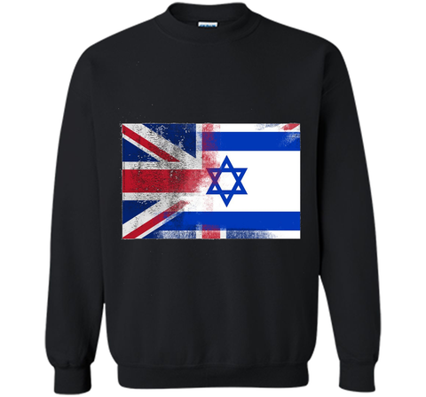 British Israeli Half Israel Half UK Flag Shirt