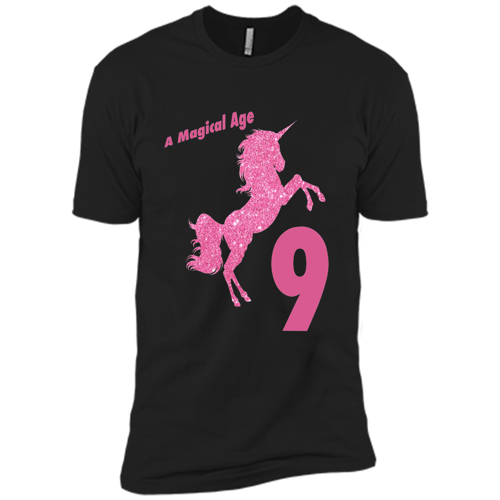 Kids 9th Birthday Unicorn Gift T-Shirt for 9 Year Old Girls