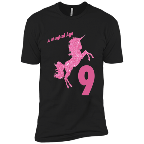 Kids 9th Birthday Unicorn Gift T-Shirt for 9 Year Old Girls