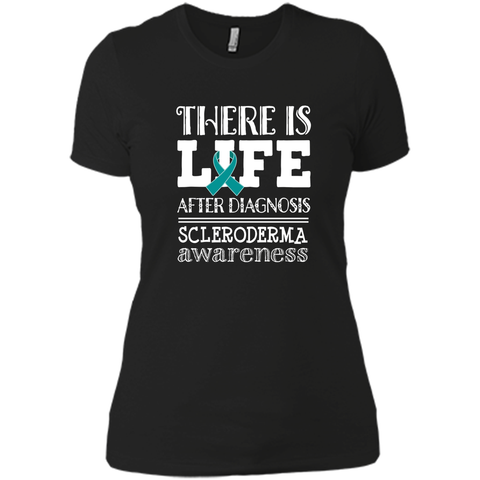 Scleroderma Awareness Teal Ribbon T-shirt Walk Tee