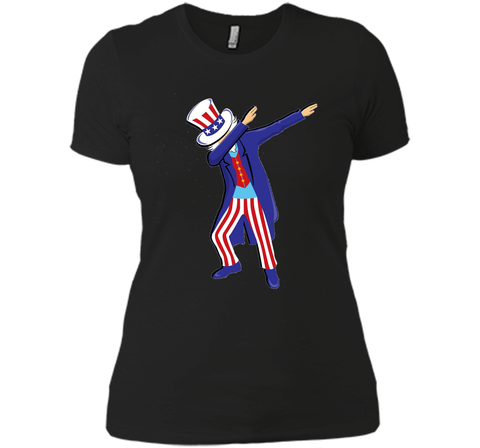 Dabbing Uncle Sam Shirt Funny 4th of July Boys Girls Adults