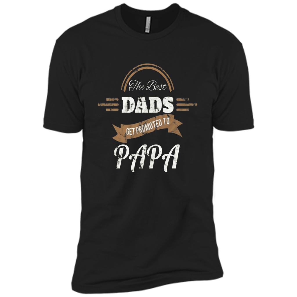 Promoted To Papa Shirt Grandpa Announcement T-Shirt