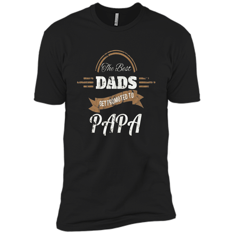Promoted To Papa Shirt Grandpa Announcement T-Shirt
