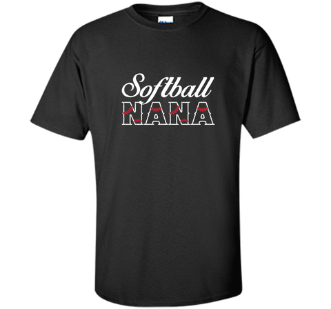 Softball Nana - Grandmother - Grandma Softball Shirt