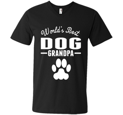 Men's World's Best Dog Grandpa T-Shirt