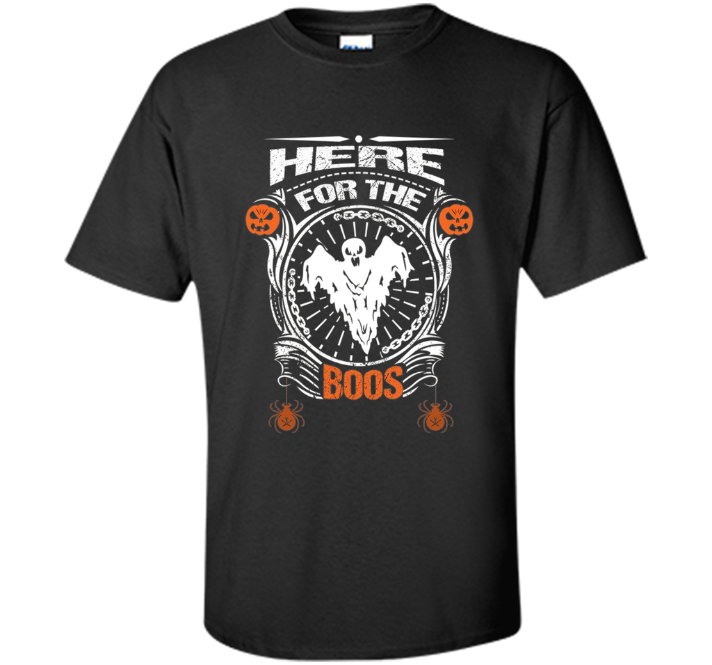 Boos Tshirt Halloween Ghost and Spider Tshirt Custom Ultra Cotton