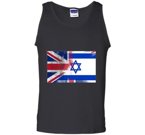 British Israeli Half Israel Half UK Flag Shirt