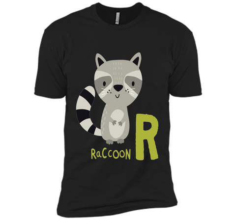 Alphabet Animals Raccoon T-Shirt