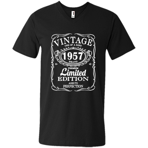 Vintage Born in 1957 60 Years Old Birthday Tshirt