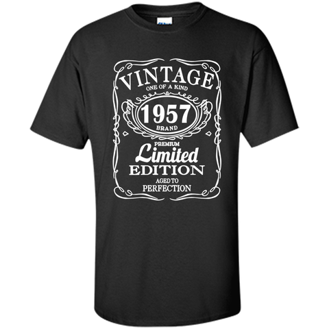 Vintage Born in 1957 60 Years Old Birthday Tshirt