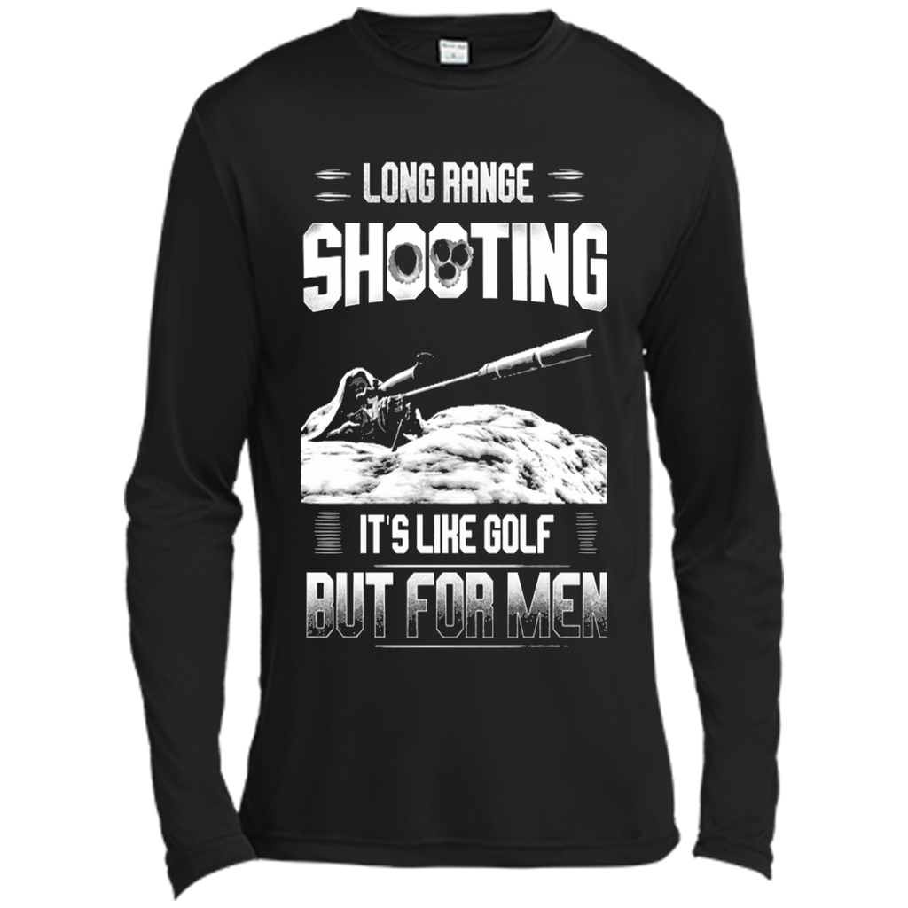 Long range shooting it's like golf but for men
