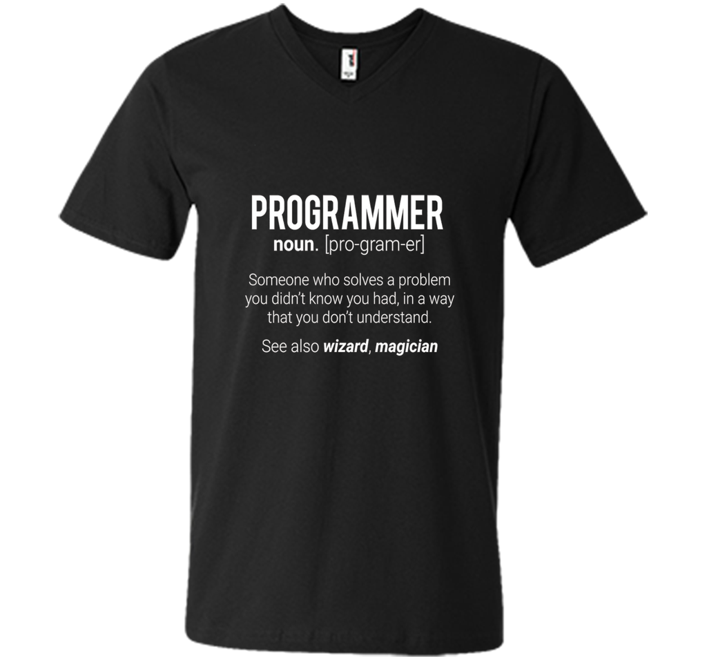 Funny Programmer Meaning T-Shirt - Programmer Noun Defintion