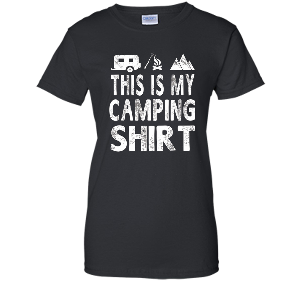 This Is My Camping Shirt Funny Camper Gift T-shirt