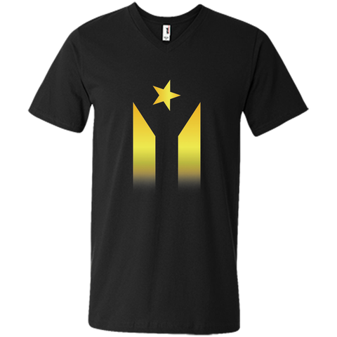 puerto rico teamrubio gold flag t-shirt