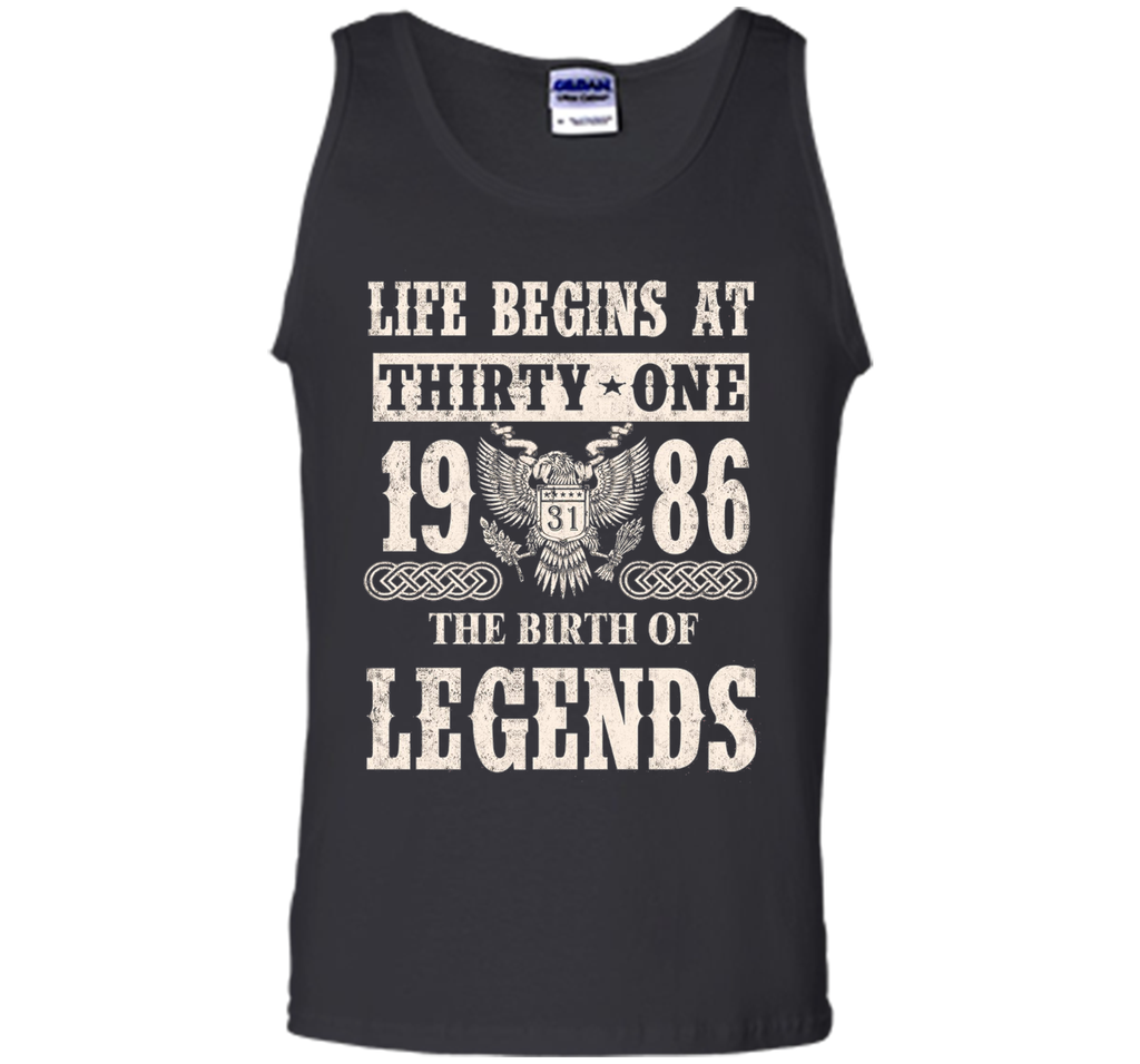 Life Begin At Thirty-One 1986 T Shirt