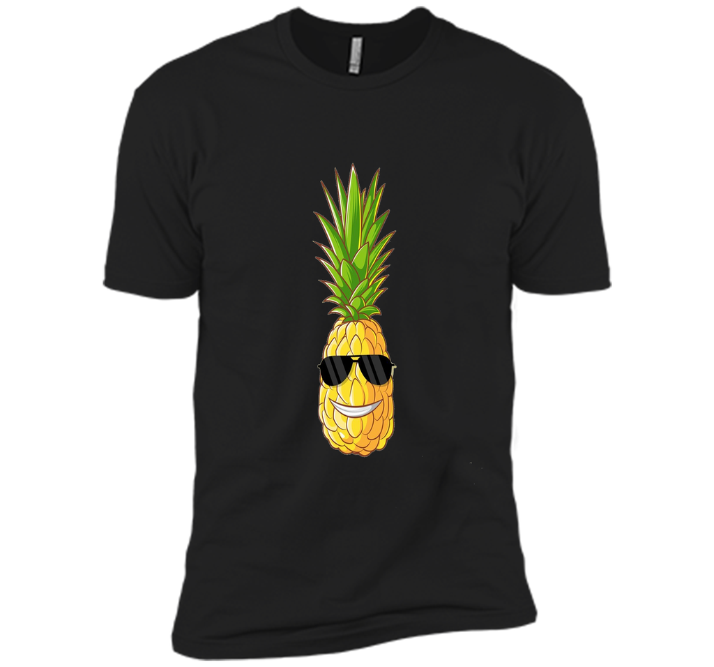 Premium Hawaiian Pineapple Graphic Shirt with Sunglasses