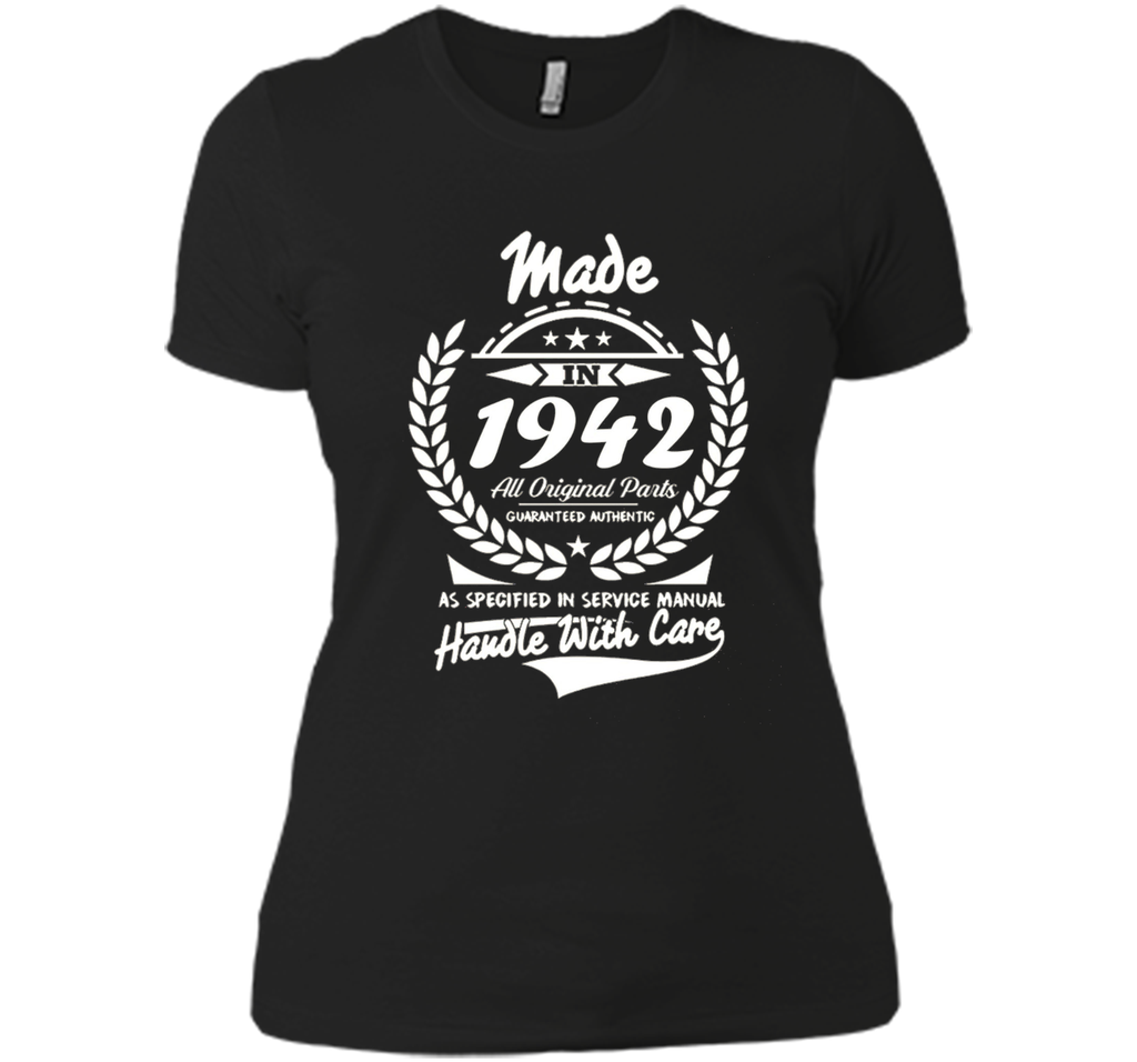 Made in 1942 tshirt 75th Birthday gift Tshirt