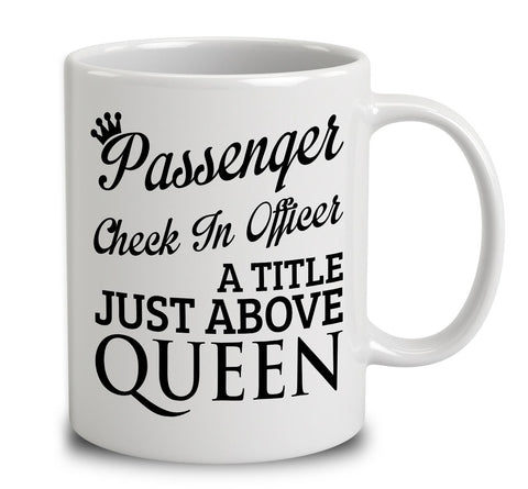 Passenger Check In Officer A Title Just Above Queen
