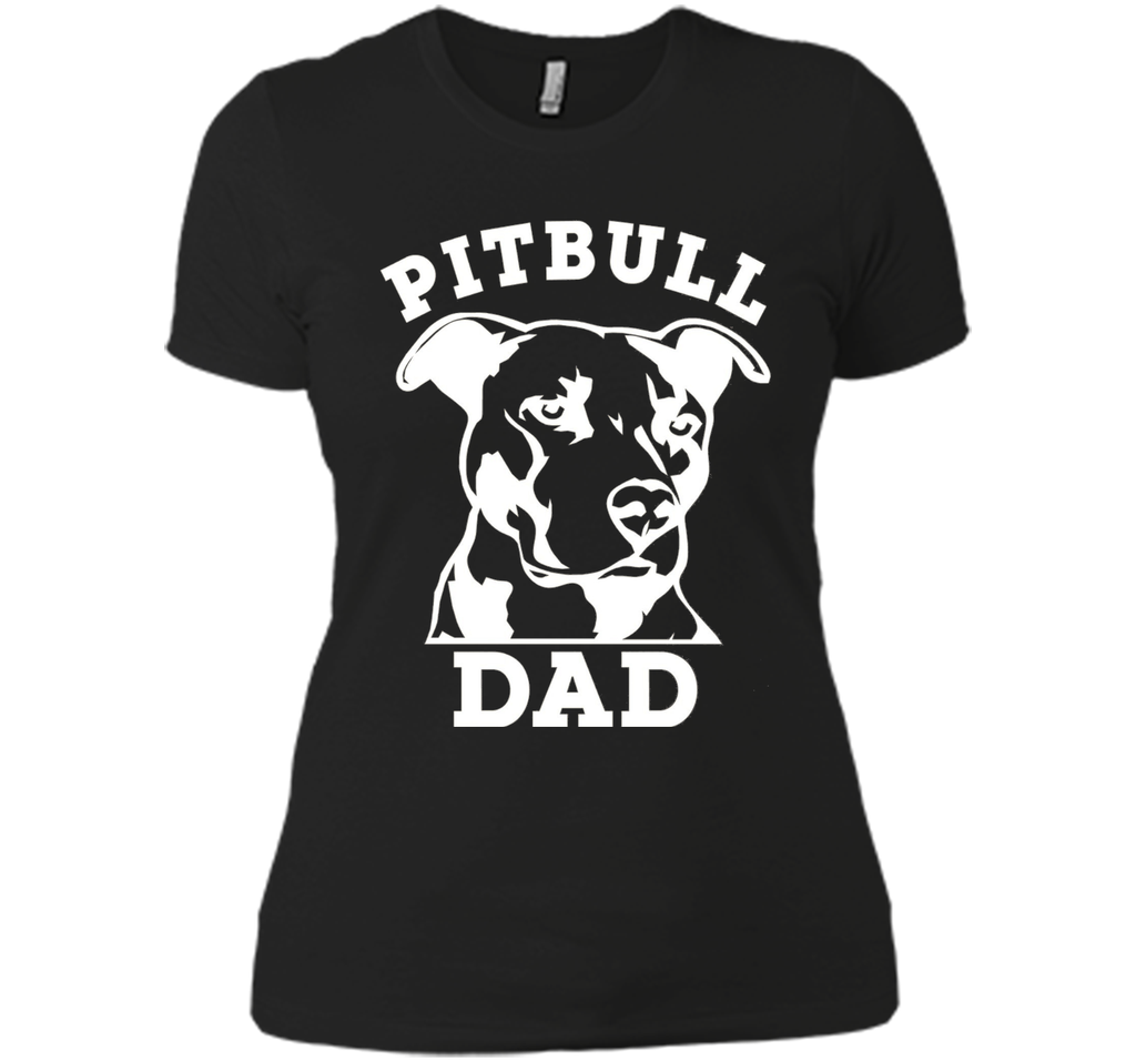 Pit Bull Dad T-Shirt (pitbull tee shirt, pitbull owner)