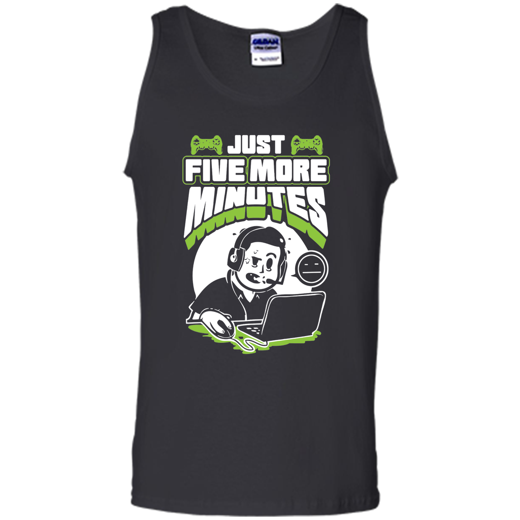 just five more minutes funny gamer shirt gaming t-shirts