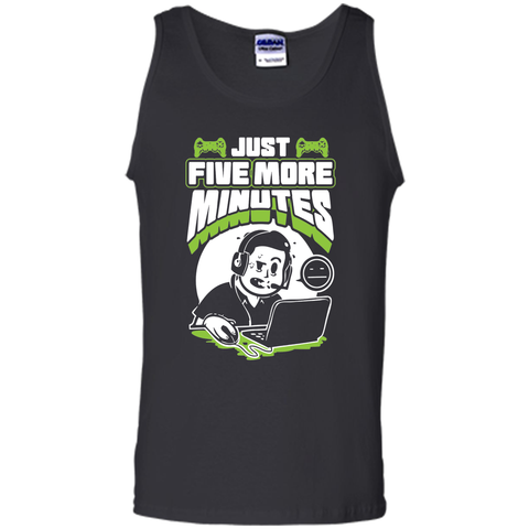 just five more minutes funny gamer shirt gaming t-shirts