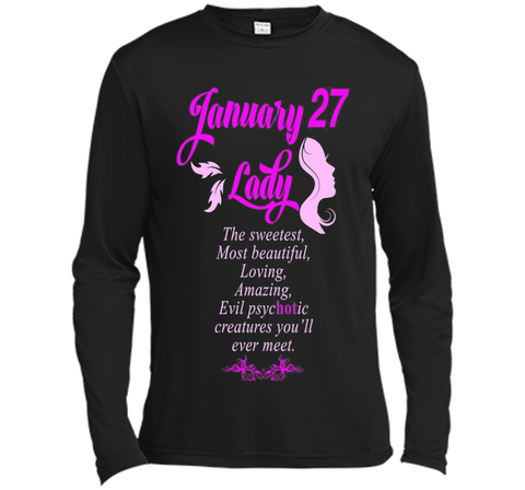 January 27th Lady T-Shirt Perfect Birthday Gift