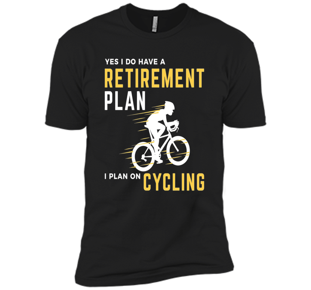 Retirement Plan Funny Bicycle Cycling Humor Graphic T-Shirt