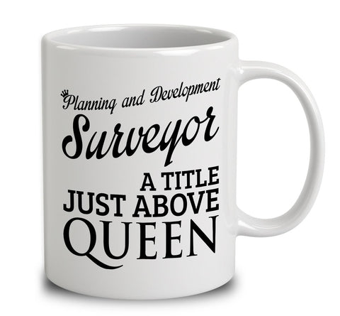 Planning And Development Surveyor A Title Just Above Queen
