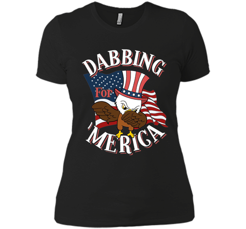 Dabbing Eagle for Merica T-Shirt Independence