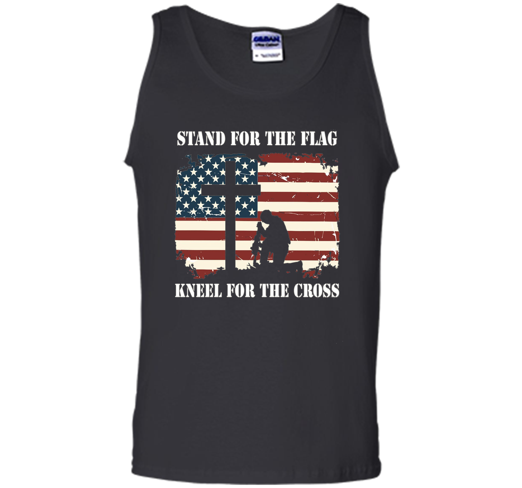 Stand For The Flag, Kneel For The Cross T Shirt
