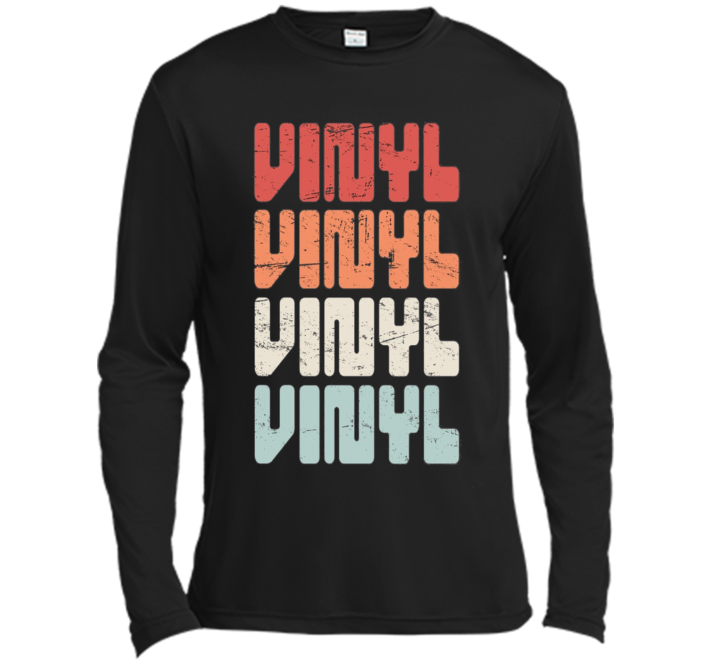Retro Distressed VINYL Record T-Shirt
