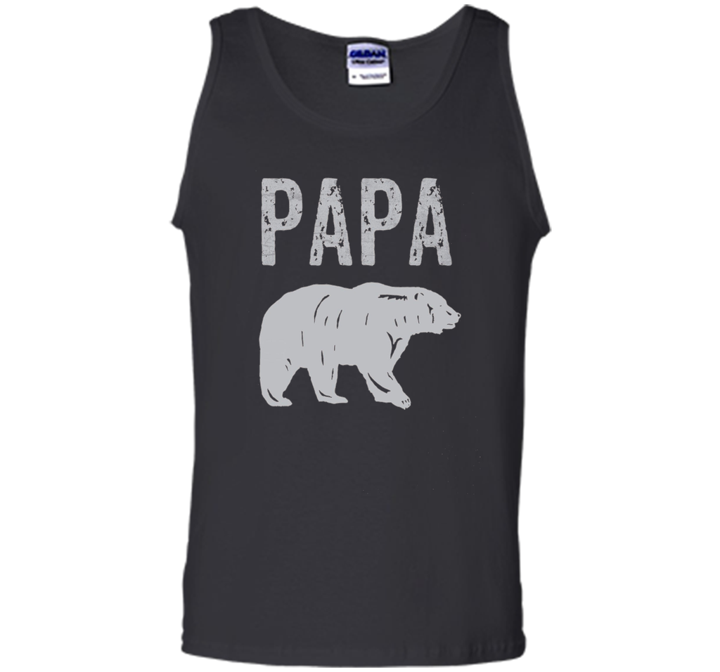 Mens Vintage Effect Papa Bear T-Shirt