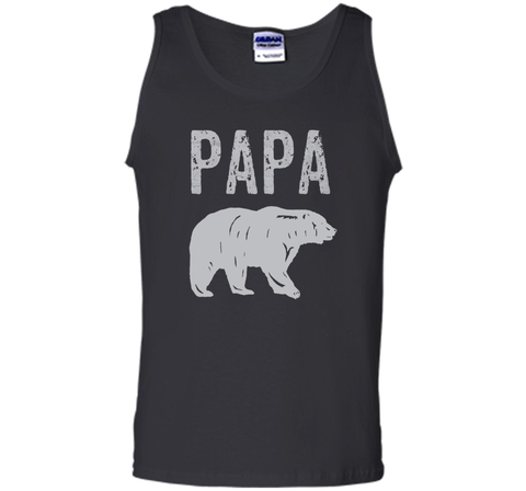 Mens Vintage Effect Papa Bear T-Shirt