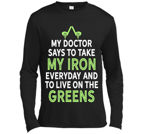 My Doctor Says To Take My Iron Funny Golf Club Humor T-Shirt