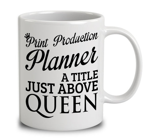 Print Production Planner A Title Just Above Queen