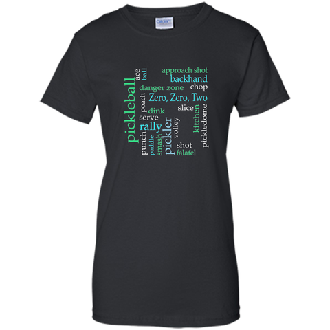 Pickleball Jargon Words t-shirt for Pickler