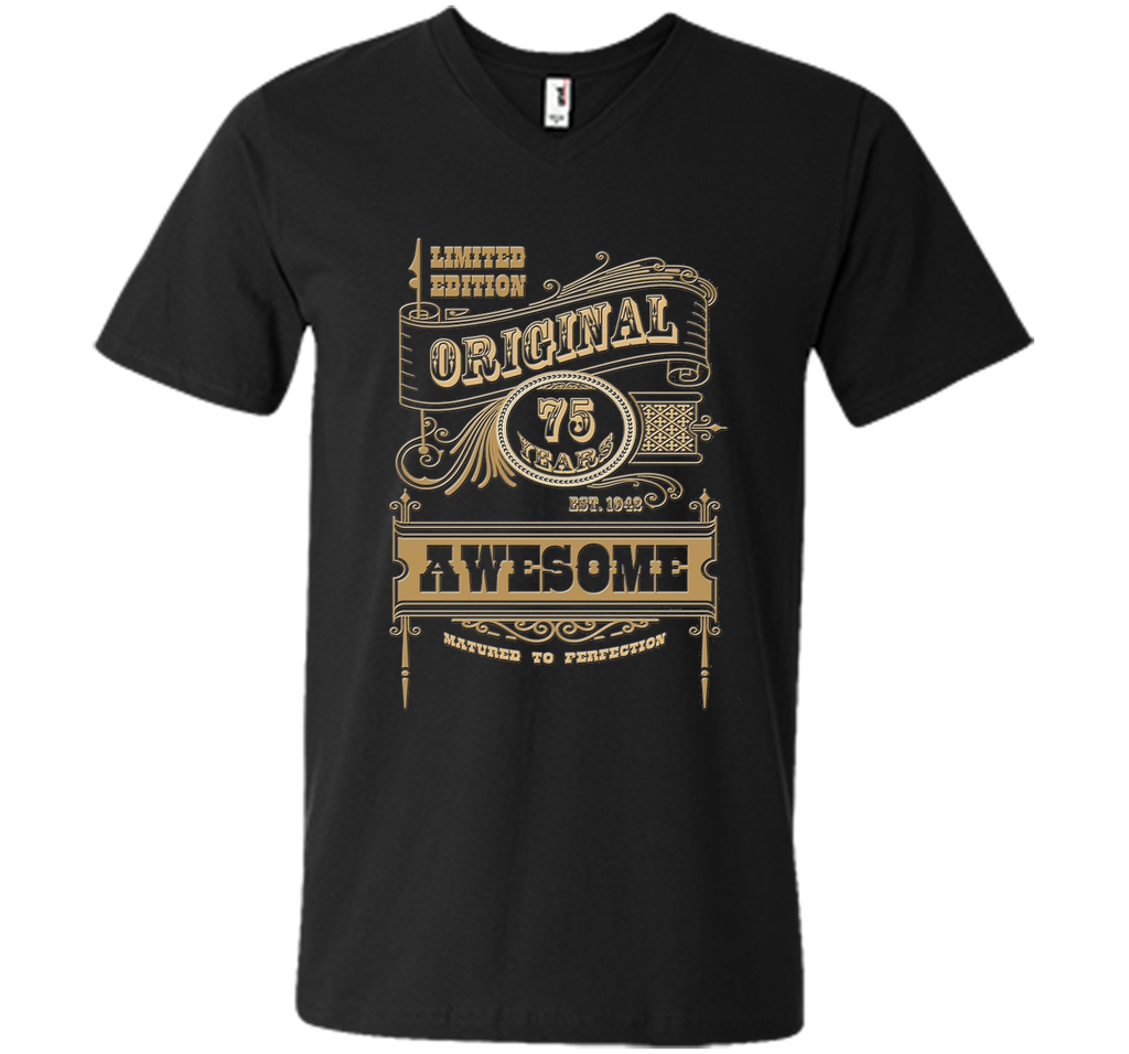 Best 75th Birthday Made in 1942 Awesome T-Shirt Gift Idea