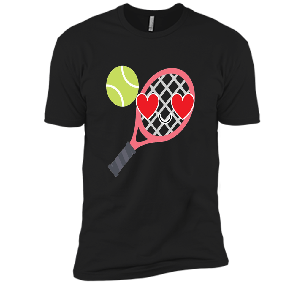 Tennis Emoji Heart Eye Shirt Soft Serve T-Shirt Tee