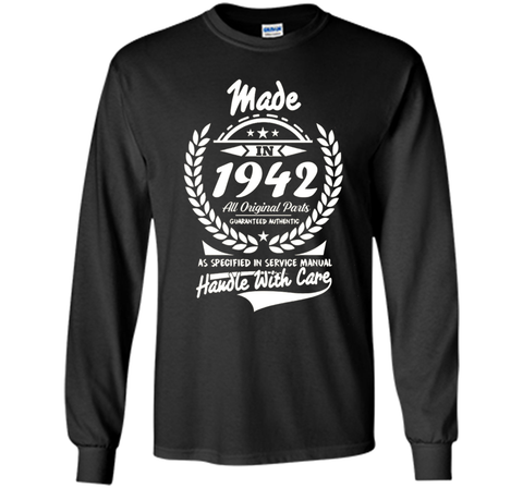 Made in 1942 tshirt 75th Birthday gift Tshirt