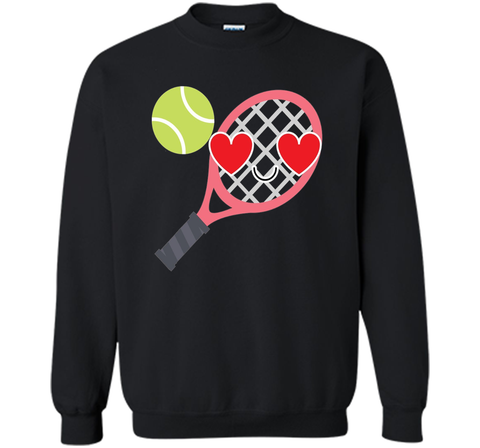 Tennis Emoji Heart Eye Shirt Soft Serve T-Shirt Tee