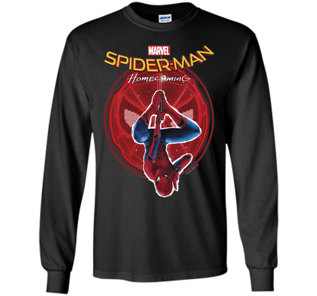 Marvel Spider-Man Homecoming Hanging Upside Down T-Shirt