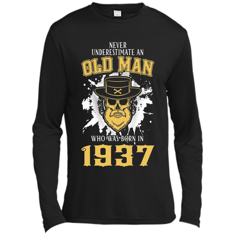 Men's 80th Birthday Gifts Old Man Who Was Born In 1937 T-Shirt