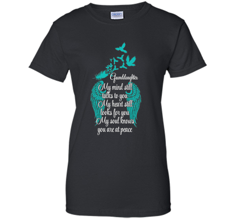Rip Granddaughter - Wings angel Granddaughter T-shirt
