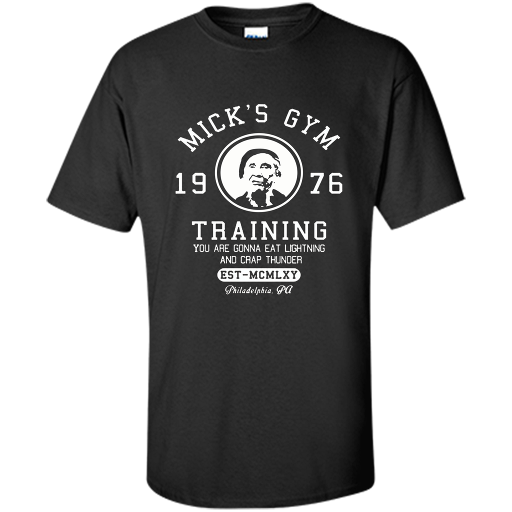 Micks Gym T Shirt  1976 Training mr happy