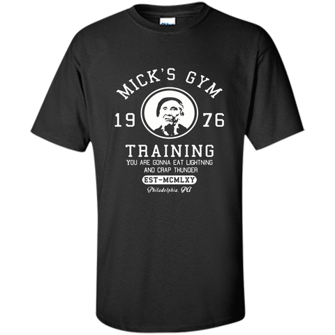 Micks Gym T Shirt  1976 Training mr happy