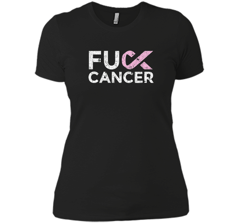 Distressed Ladies Cancer Gifts Fight Cancer T-Shirt Tee