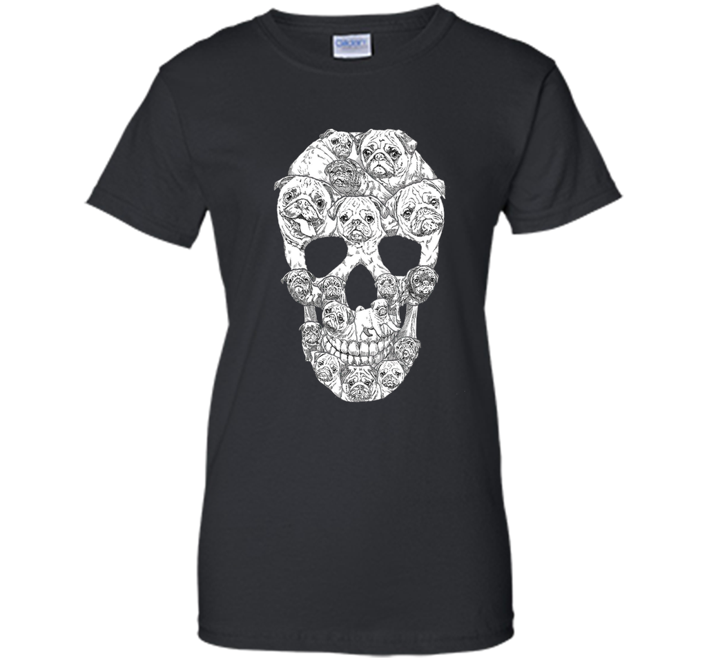 Sugar Pug Skulls T-shirt