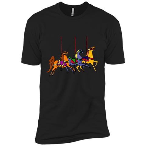 Smiletodaytees Fun Carousel Horses Art T-shirt